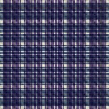 Çekler ve tartansız örgü dokusu ile modern klasik şablonu tekrarlar