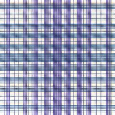 Çekler ve tartansız örgü dokusu ile modern klasik şablonu tekrarlar