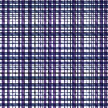 Çekler ve tartansız örgü dokusu ile modern klasik şablonu tekrarlar