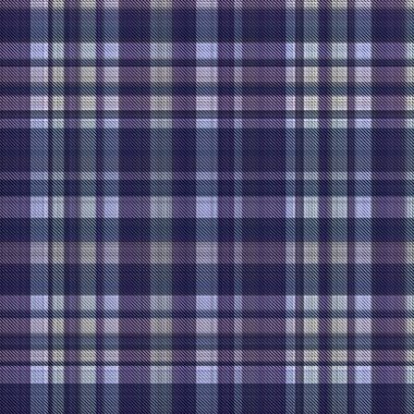 Çekler ve tartansız örgü dokusu ile modern klasik şablonu tekrarlar