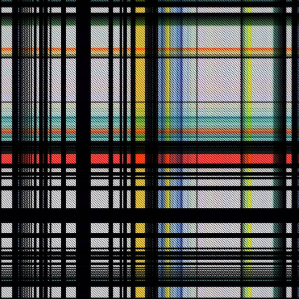 Vérifications Tartan Répéter Sans Couture Motif Classique Moderne Avec Texture — Photo