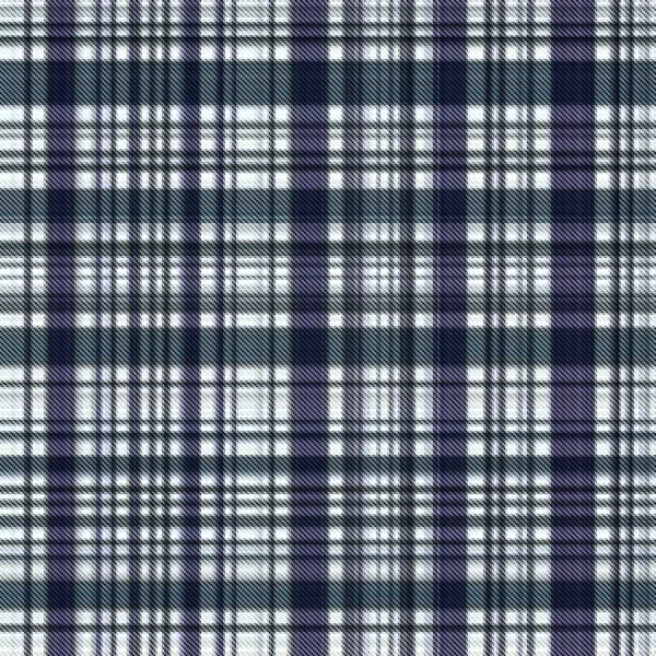 Checks Tartan Naadloze Herhaling Modern Klassiek Patroon Met Geweven Textuur — Stockfoto