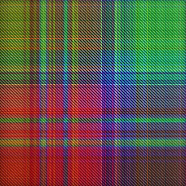 Checks Tartan Naadloze Herhaling Modern Klassiek Patroon Met Geweven Textuur — Stockfoto