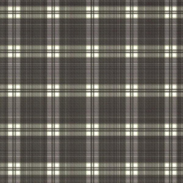 Checks Tartan Naadloze Herhaling Modern Klassiek Patroon Met Geweven Textuur — Stockfoto