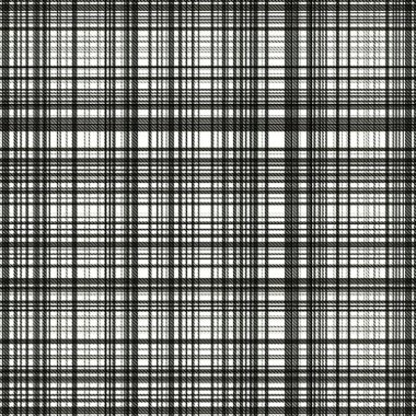 Çekler ve tartansız örgü dokusu ile modern klasik şablonu tekrarlar