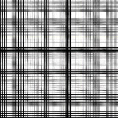 Çekler ve tartansız örgü dokusu ile modern klasik şablonu tekrarlar