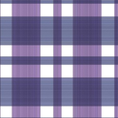 Çekler ve tartansız örgü dokusu ile modern klasik şablonu tekrarlar