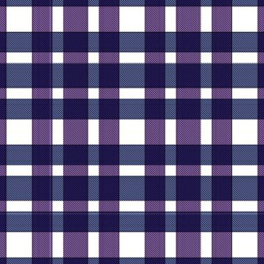 Çekler ve tartansız örgü dokusu ile modern klasik şablonu tekrarlar