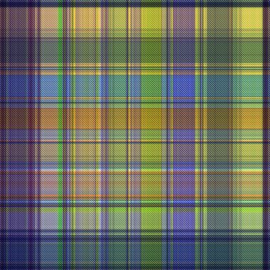 Çekler ve tartansız örgü dokusu ile modern klasik şablonu tekrarlar