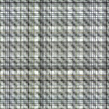 Çekler ve tartansız örgü dokusu ile modern klasik şablonu tekrarlar