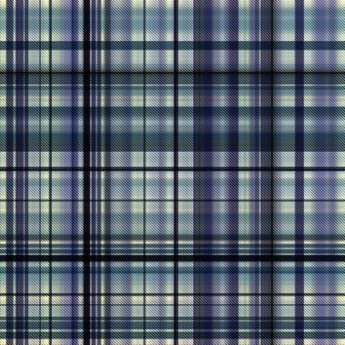 Çekler ve tartansız örgü dokusu ile modern klasik şablonu tekrarlar