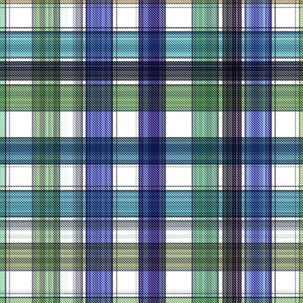 Verificações Tartan Sem Costura Repetir Padrão Clássico Moderno Com Textura — Fotografia de Stock