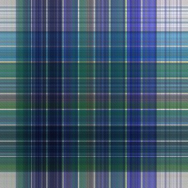 Çekler ve tartansız örgü dokusu ile modern klasik şablonu tekrarlar