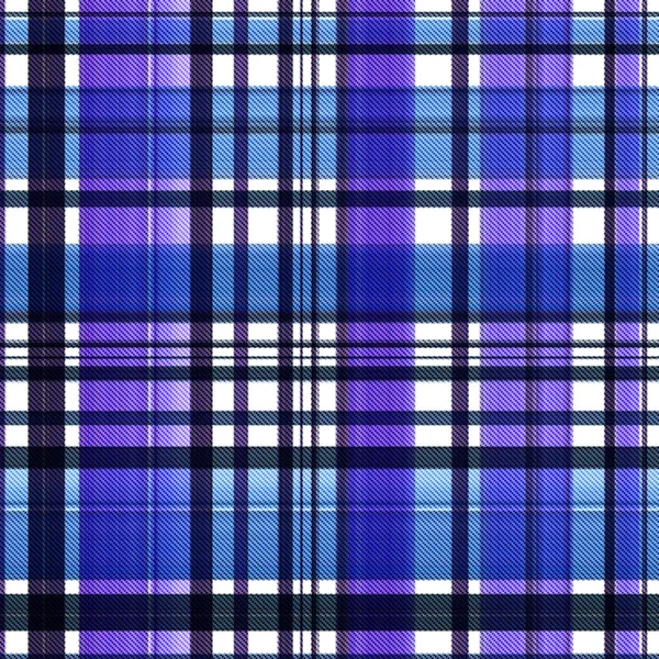 Checks Tartan Seamless Repeat Modern Classic Pattern Woven Texture — Stock Photo, Image