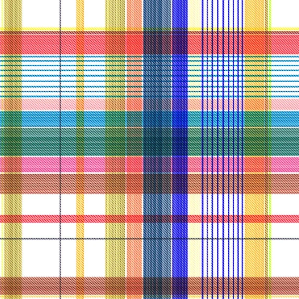 Checks Tartan Seamless Repeat Modern Classic Pattern Woven Texture — Stock Photo, Image