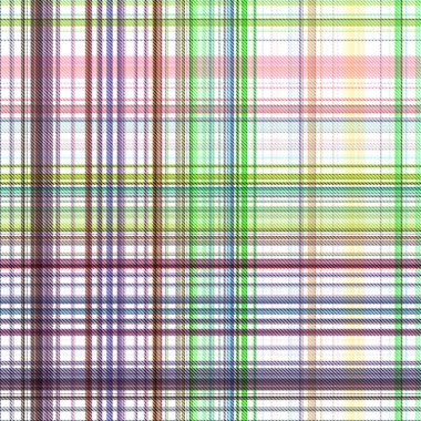 Çekler ve tartansız örgü dokusu ile modern klasik şablonu tekrarlar