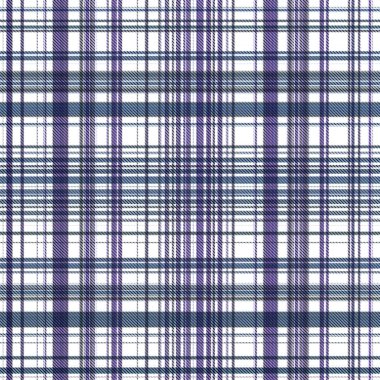 Çekler ve tartansız örgü dokusu ile modern klasik şablonu tekrarlar