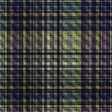 Çekler ve tartansız örgü dokusu ile modern klasik şablonu tekrarlar