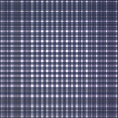 Çekler ve tartansız örgü dokusu ile modern klasik şablonu tekrarlar