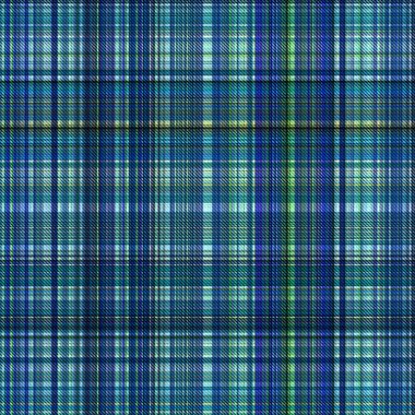 Çekler ve tartansız örgü dokusu ile modern klasik şablonu tekrarlar