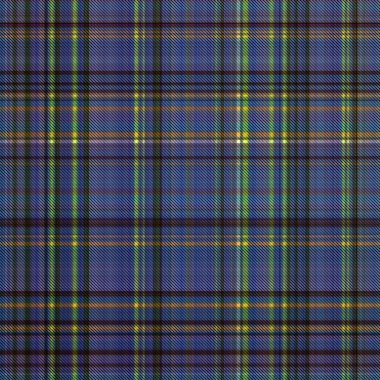 Çekler ve tartansız örgü dokusu ile modern klasik şablonu tekrarlar