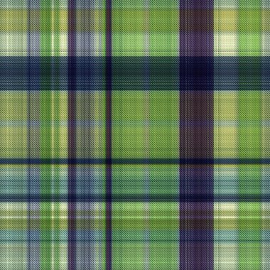 Çekler ve tartansız örgü dokusu ile modern klasik şablonu tekrarlar