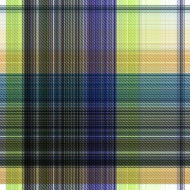 Çekler ve tartansız örgü dokusu ile modern klasik şablonu tekrarlar