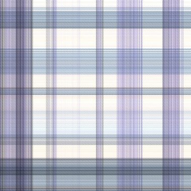 Çekler ve tartansız örgü dokusu ile modern klasik şablonu tekrarlar