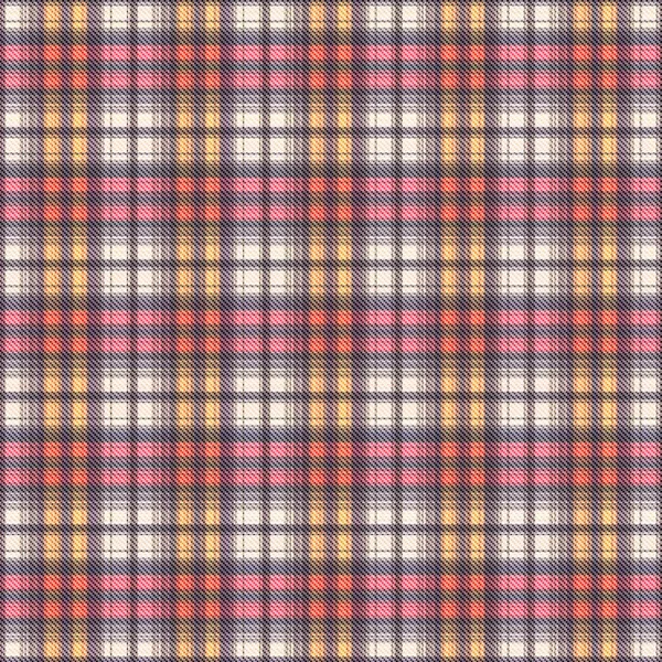 Kontroly Tartan Bezešvé Opakování Moderní Klasický Vzor Tkanou Texturou — Stock fotografie