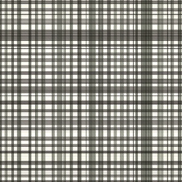 Checks Tartan Naadloze Herhaling Modern Klassiek Patroon Met Geweven Textuur — Stockfoto