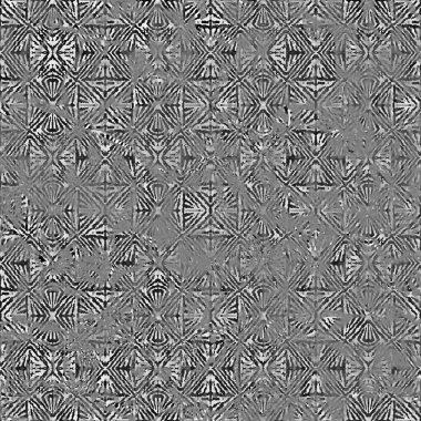 Doku yüzeyinde izole edilmiş yüksek çözünürlüklü boho geometrik desen