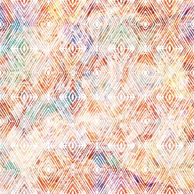 Doku yüzeyinde izole edilmiş yüksek çözünürlüklü boho geometrik desen