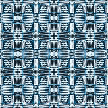 Doku yüzeyinde izole edilmiş yüksek çözünürlüklü boho geometrik desen