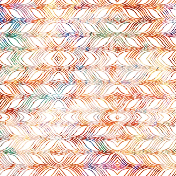 Doku yüzeyinde izole edilmiş yüksek çözünürlüklü boho geometrik desen