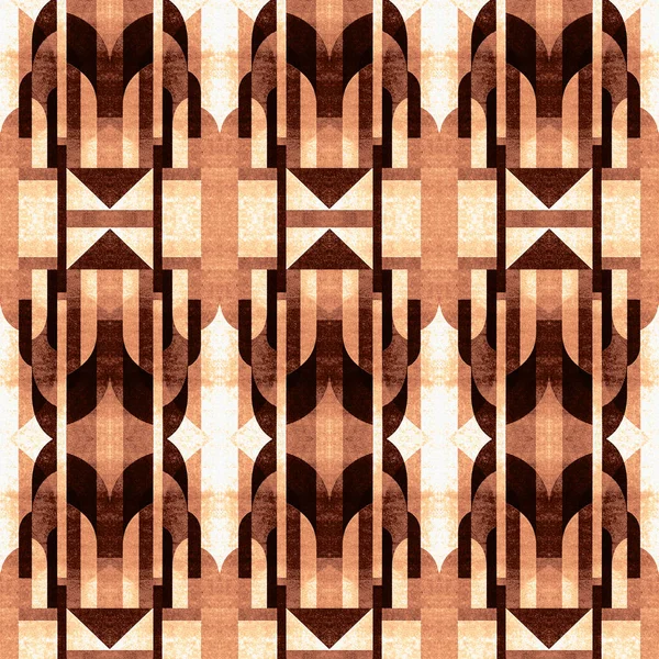 Patrón Geométrico Boho Repetido Alta Definición Aislado Superficie Textura — Foto de Stock