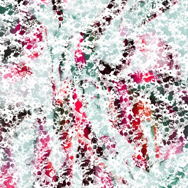 Yaratıcı doku yüzeyinde yüksek çözünürlüklü suluboya tekrarı