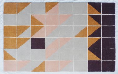 Hand-woven, Tufted Rugs and Carpet with trending patterns and colors in high resolution