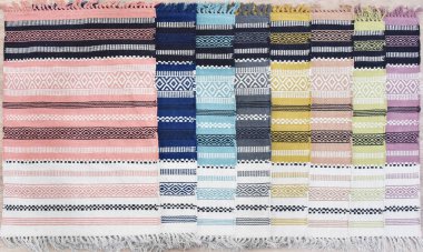 Hand Woven, Tufted Rugs and Carpet with trending patterns and colors in high resolution