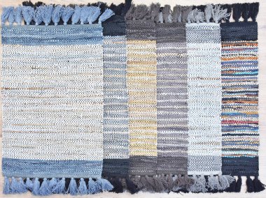 Hand Woven, Tufted Rugs and Carpet with trending patterns and colors in high resolution