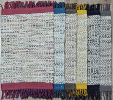Hand Woven, Tufted Rugs and Carpet with trending patterns and colors in high resolution