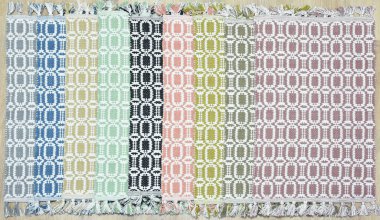 Hand Woven, Tufted Rugs and Carpet with trending patterns and colors in high resolution