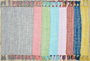 Hand Woven, Tufted Rugs and Carpet with trending patterns and colors in high resolution