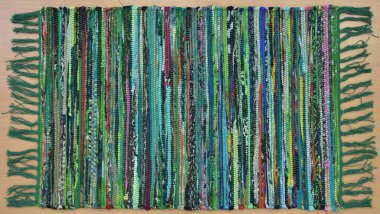 Yüksek çözünürlüklü el dokuması kilim ve halı motifleri ve renkleri