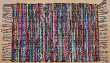 Yüksek çözünürlüklü el dokuması kilim ve halı motifleri ve renkleri