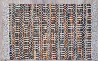 Yüksek çözünürlüklü el dokuması kilim ve halı motifleri ve renkleri