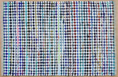 Yüksek çözünürlüklü el dokuması kilim ve halı motifleri ve renkleri