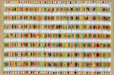 Yüksek çözünürlüklü el dokuması kilim ve halı motifleri ve renkleri