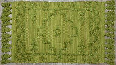 Yüksek çözünürlüklü el dokuması kilim ve halı motifleri ve renkleri