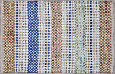 Yüksek çözünürlüklü el dokuması kilim ve halı motifleri ve renkleri