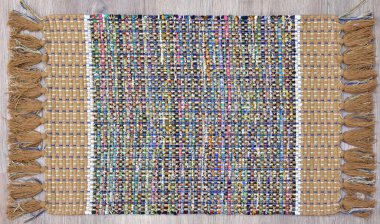 Yüksek çözünürlüklü el dokuması kilim ve halı motifleri ve renkleri